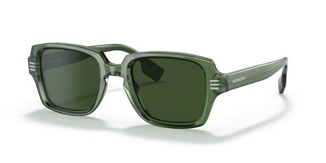 Burberry BE4349 Eldon 51 Dark Green & Green Sunglasses.